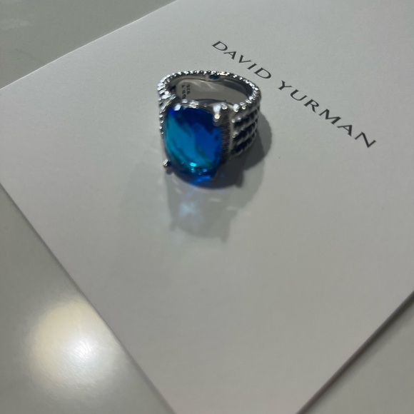 DAVID YURMAN Wheaton Blue Topaz Ring - Picture 9 of 14